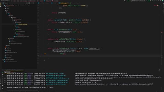 MiniFilms Java REST API part 3 смотреть онлайн