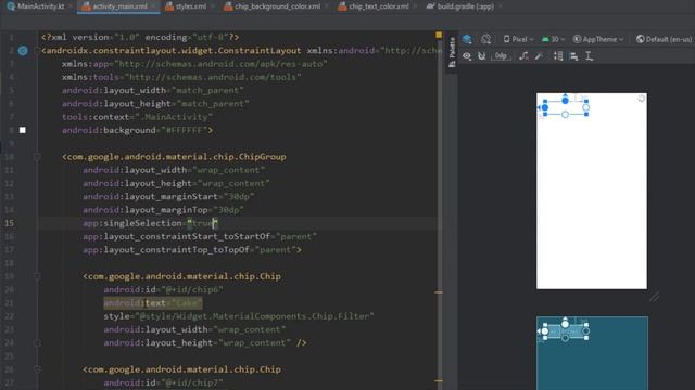 Customize Chip Style - Material Components | Android Studio Tutorial