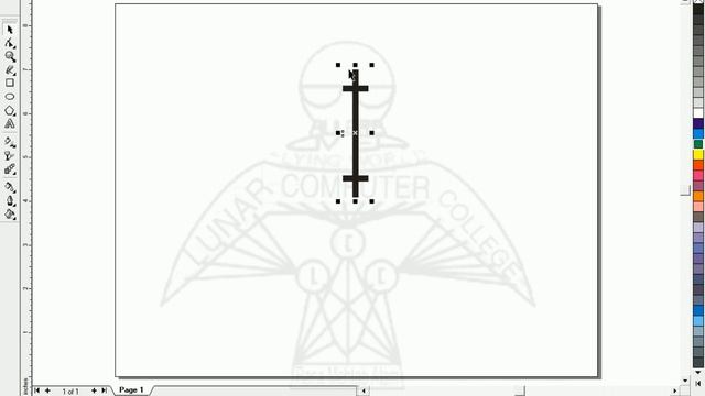 Corel Draw Daily Shape Design a CNC pattern with the letter t | Lunar Computer College смотреть онлайн
