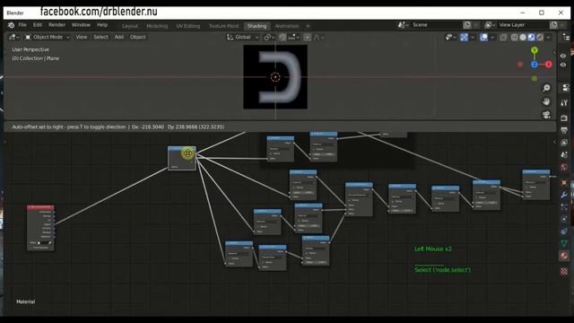 PROCEDURAL alphabets "B" blender 2.82(nodes) смотреть онлайн