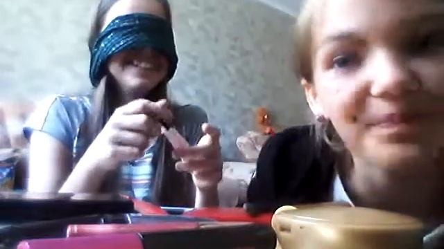 Макияж с закрытыми глазами смотреть онлайн
