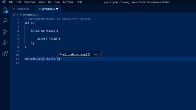 How to declare Function in JavaScript Object | Hindi смотреть онлайн
