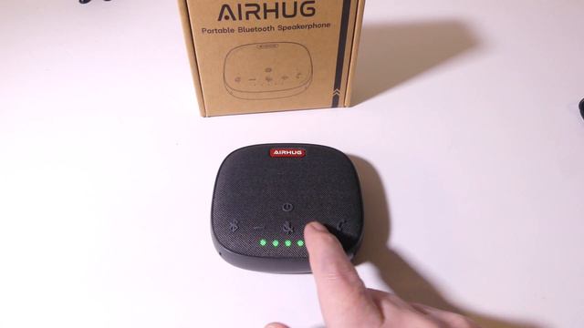 AIRHUG 01 Portable Bluetooth Speakerphone REVIEW and Microphone TEST смотреть онлайн