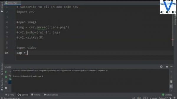 How To Open Webcam, Image, Video In Python opencv | opencv #recipe1 | all in one code