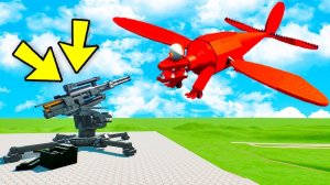 ДРАКОН ПОЖИРАТЕЛЬ АТАКУЕТ ЛЕГО СИТИ! ПУШКА ПРОТИВ ДРАКОНА! БИТВА ДРАКОНОВ В БРИК РИГС (Brick Rigs)