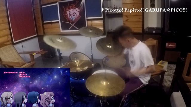 [BanG Dream!] Garupa Pico OP on Drums смотреть онлайн
