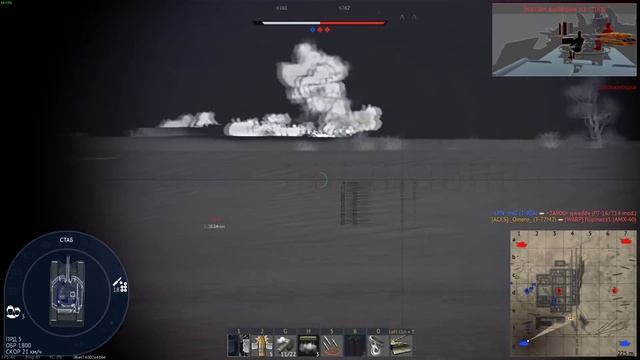 WAR THUNDER БЬЁТ РЕКОРД ОНЛАЙНА! Т-72М2 Moderna в рандоме смотреть онлайн