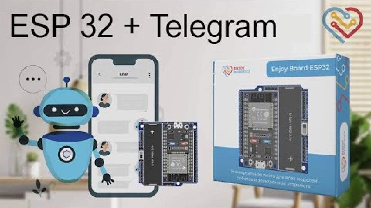 ENJOY BOARD ESP32 + Telegramm Bot + LED смотреть онлайн
