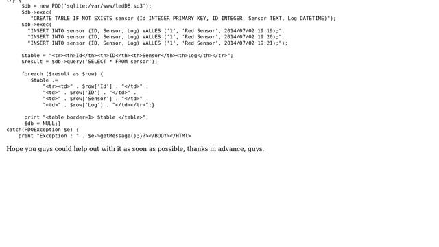 Raspberry Pi: Could not find driver when I trying to display my PHP смотреть онлайн