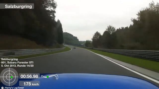 Salzburgring 2013 Gordini Club Subaru Forester STI смотреть онлайн