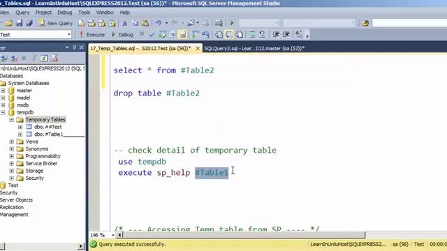 Part 17 - Databases - Temp Tables смотреть онлайн