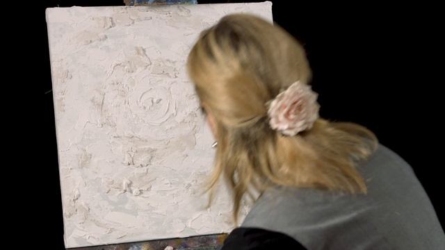 Как реанимировать холст с помощью текстурной пасты? смотреть онлайн