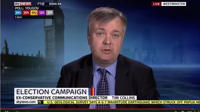 Darren Murphy & Tim Collins, Bell Pottinger, Live on Sky News, 1st May 2015 смотреть онлайн