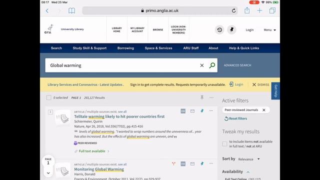 Finding articles via library search смотреть онлайн
