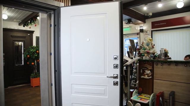 Входная дверь АСД ЛИРА Белый матовый смотреть онлайн