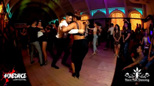 Bachata Social Dance By Kike & Nahir At OneDance Latin Festival 2018