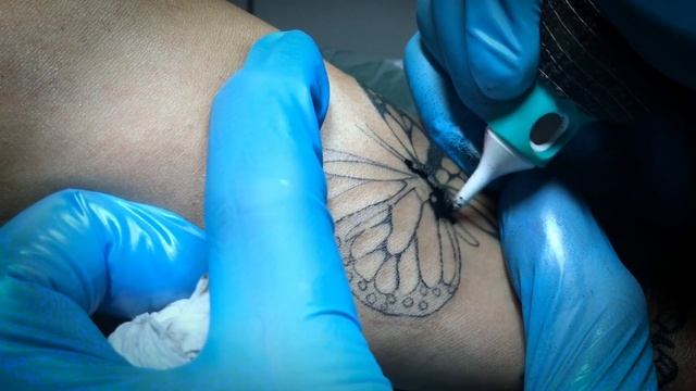 Tattoo Real-Time Video Butterfly Tattoo