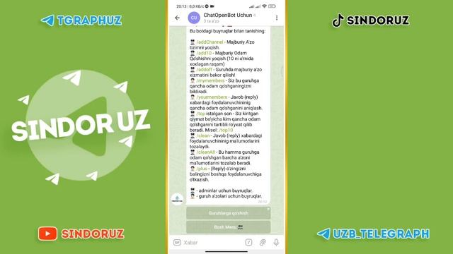 GURUHINGIZGA YORDAMCHI BOT, AUDITORIYA YIG'ISH ENDI OSON! смотреть онлайн