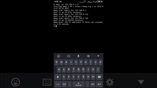 nmap на смартфон with Termux смотреть онлайн