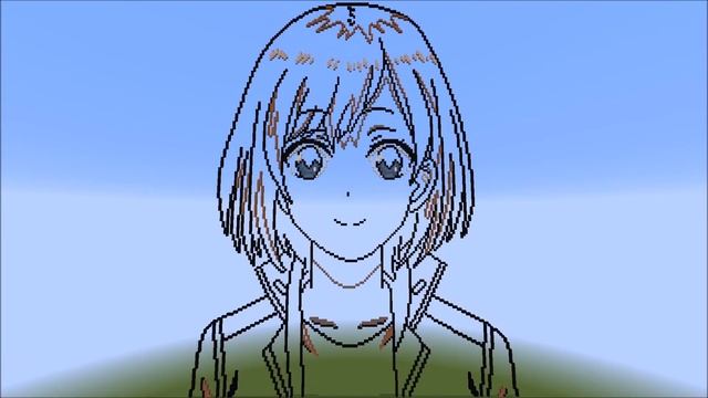 Minecraft - AOI MIYAMORI Pixel Art Timelapse [SHIROBAKO] смотреть онлайн