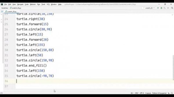 Draw Rose Flower ? with Python Turtle | Python Turtle Graphics Tutorial #21