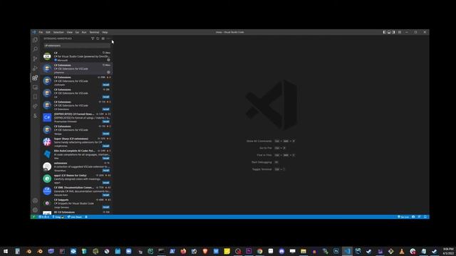How to Setup C-sharp & Run C# file in VSCode Terminal / VS Code / Visual Studio Code Windows 7 10 1 смотреть онлайн