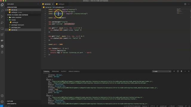 2021 - Intro to Modern Node and Express Part 6 - Explanation of Imports and Module Exports смотреть онлайн
