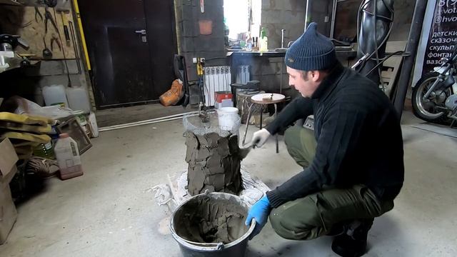 Вазон для цветов в сад своими руками. Мастер класс 1фильм смотреть онлайн