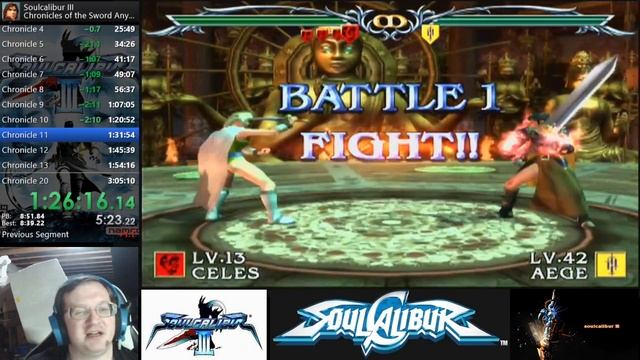 Soulcalibur III - Chronicles of the Sword Any% Speedrun in 3:01:20 смотреть онлайн