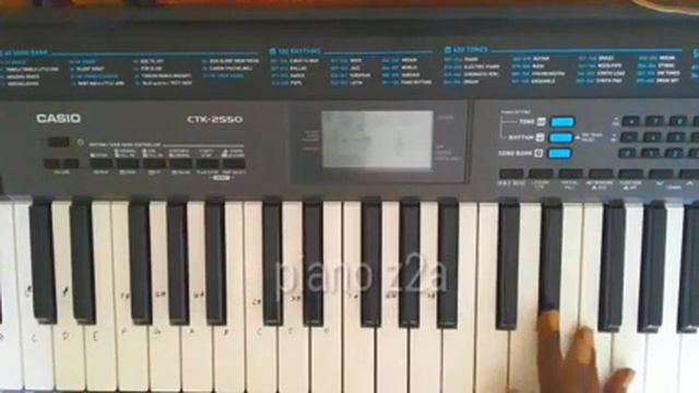 Koyal Se Teri Boli piano tutorial beginners lesson karaoke instrumental ctk 2550 casio смотреть онлайн
