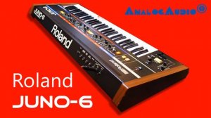 ROLAND JUNO-6 Analog Synthesizer 1982 | HD DEMO