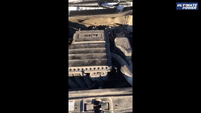 Холодный пуск в мороз -21 VW Polo + Subaru Tribeca на присадке Ultimate Power. Отзыв владельца. смотреть онлайн