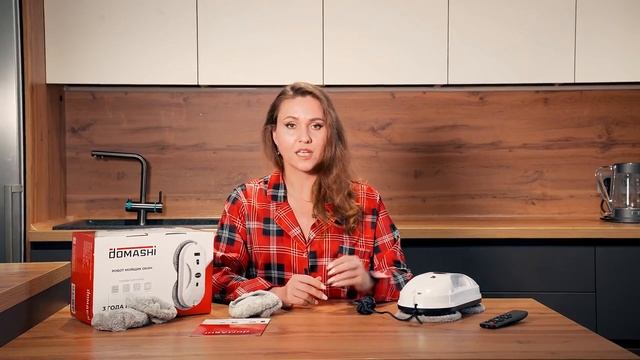 Робот мойщик окон Domashi Amy смотреть онлайн
