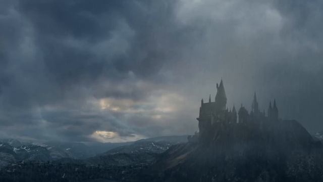 The Wizarding World Of Harry Potter: A Rainy Evening At Hogwarts Ambience & Music