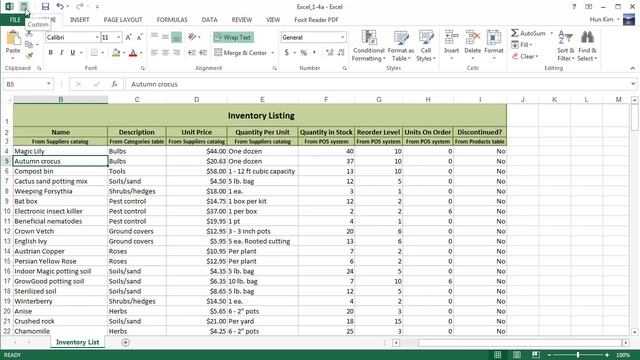 Excel 2013 Tutorial MOS Certification Practice 1.4a смотреть онлайн