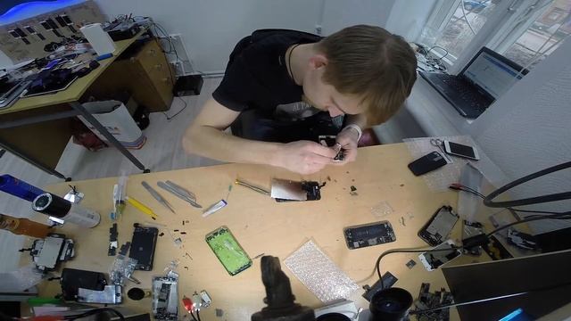 Замена дисплея iPhone 5s смотреть онлайн