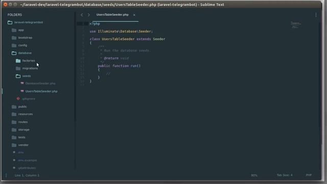 Laravel как создать Telegram бота | Регистрируем бота и создаем проект | Laravel 5.6 | 5.x - #2 смотреть онлайн