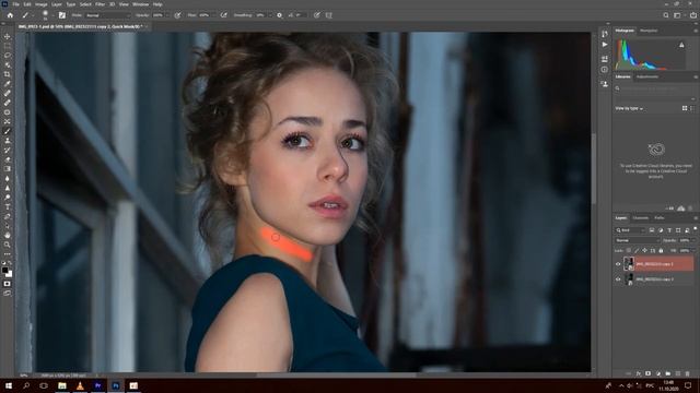 Цветокоррекция в CameraRaw2020 / Быстрая ретушь лица в AdobePhotoshop 2020