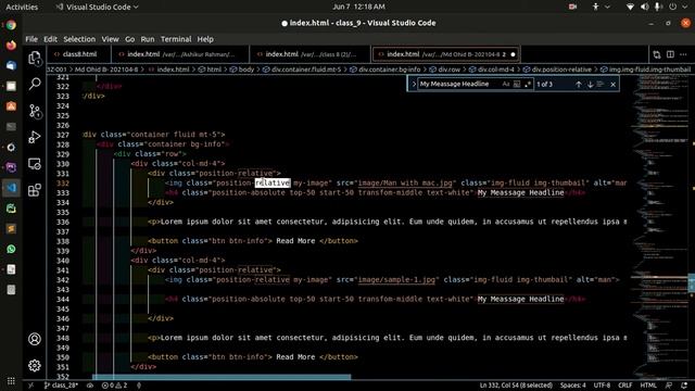 Web Design With Bootstrap 5 | Class - 9 | Part-2 (Problem Solving) смотреть онлайн