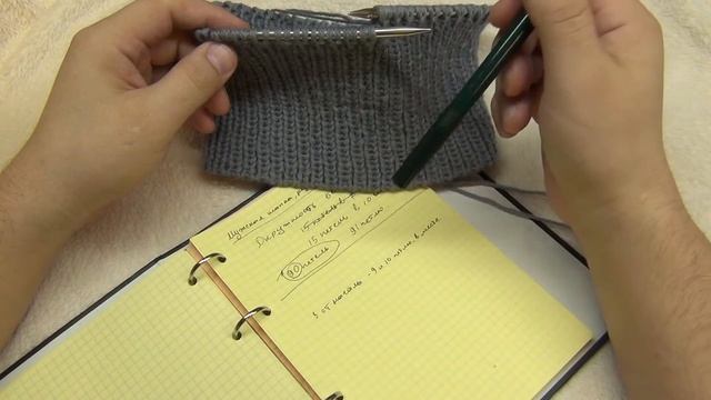 Вяжем вместе! Мужская шапка спицами, часть третья. смотреть онлайн