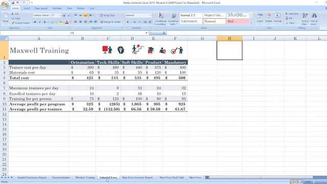 Shelly Cashman Excel 2019 | Module 9: SAM Project 1a #shellycashmanexcel2019 #module9 #samproject1a смотреть онлайн