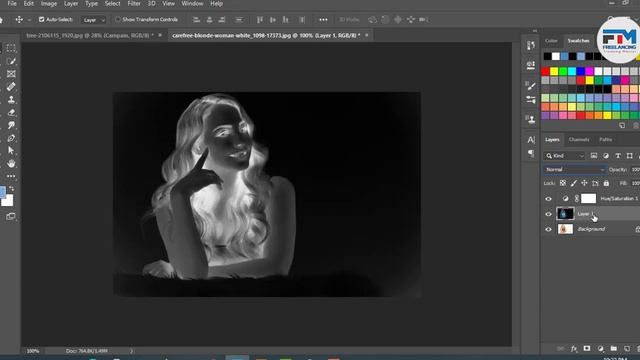 Photoshop Image Drawing Sketch in Bangla смотреть онлайн