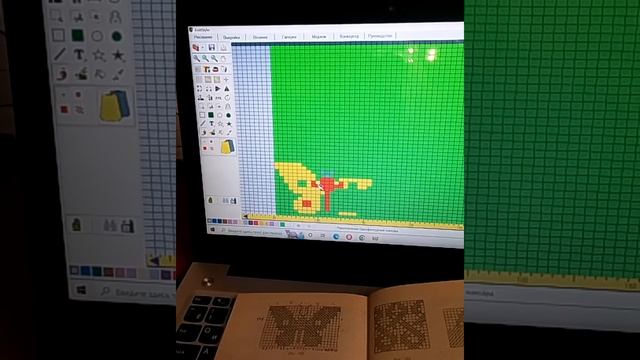 KnittStyler.Перенос схем рисунка с бумажного варианта в программу книтт стайлер. смотреть онлайн