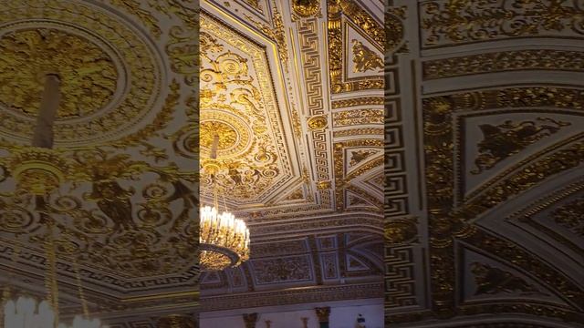 Малахитовый зал. Эрмитаж. смотреть онлайн