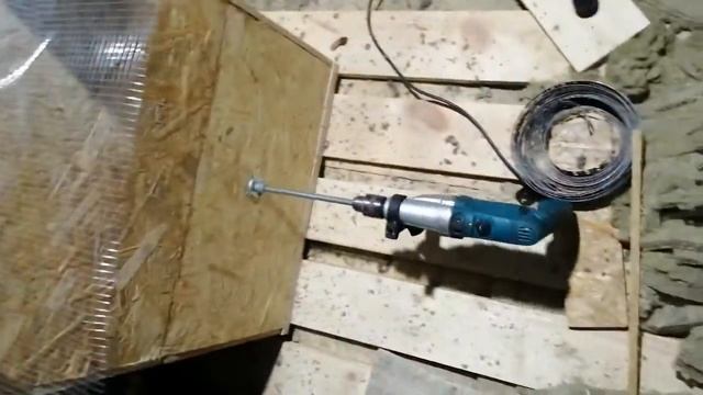 Попытка высушить и разворошить эковату