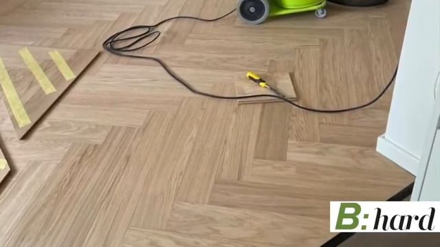 Как уложить инженерную доску ёлочка #Stockl B hard Modern? смотреть онлайн