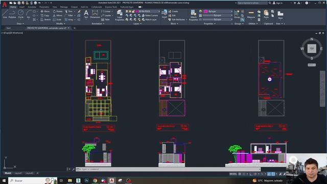Cómo Organizar Planos Arquitectonicos de AutoCAD a 3ds Max de Forma Profesional - Polineas y Layers смотреть онлайн
