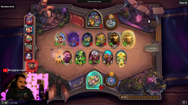 FELBAT BUILD ON AFK?! - Hearthstone Battlegrounds смотреть онлайн