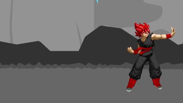 Goku Vs Evil Goku (Sprite Animation) Stick Nodes Pro