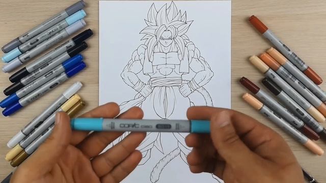 How to draw Gogeta SSj4 Full Body | VERY detailed Tutorial! смотреть онлайн